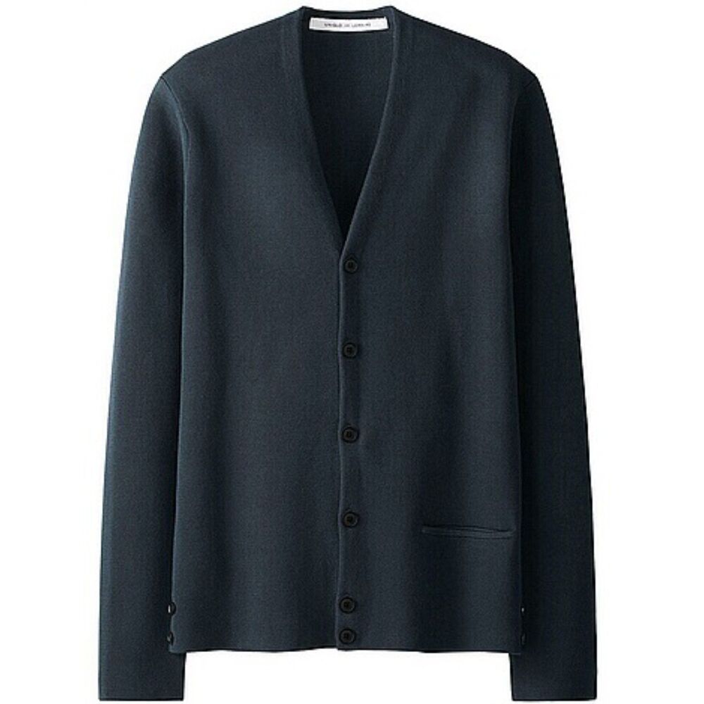 Uniqlo x Lemaire: Supima Cotton Cardigan (Navy XS) 174227